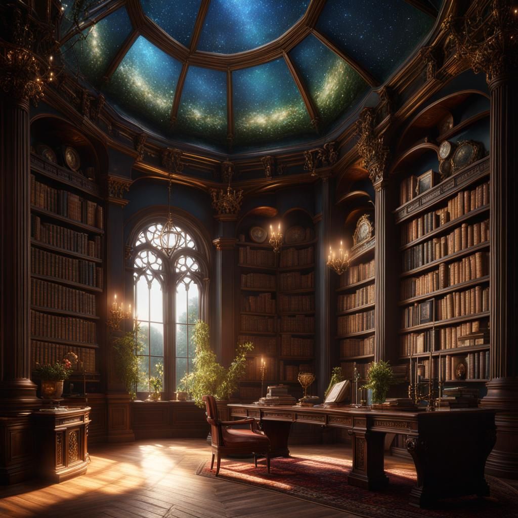Nature Reclaims a Magical Victorian Library