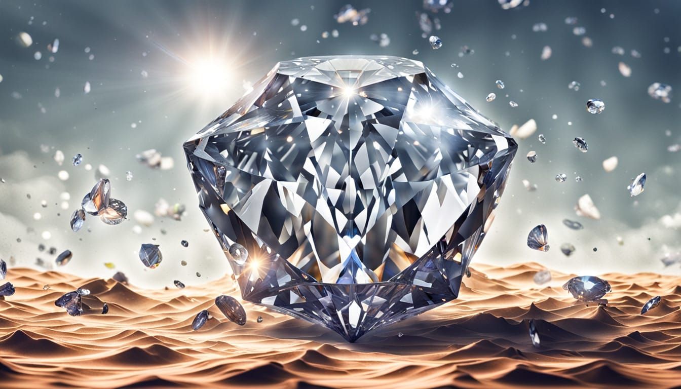 Rare Diamond Formation in a Mysterious Underwater Cave