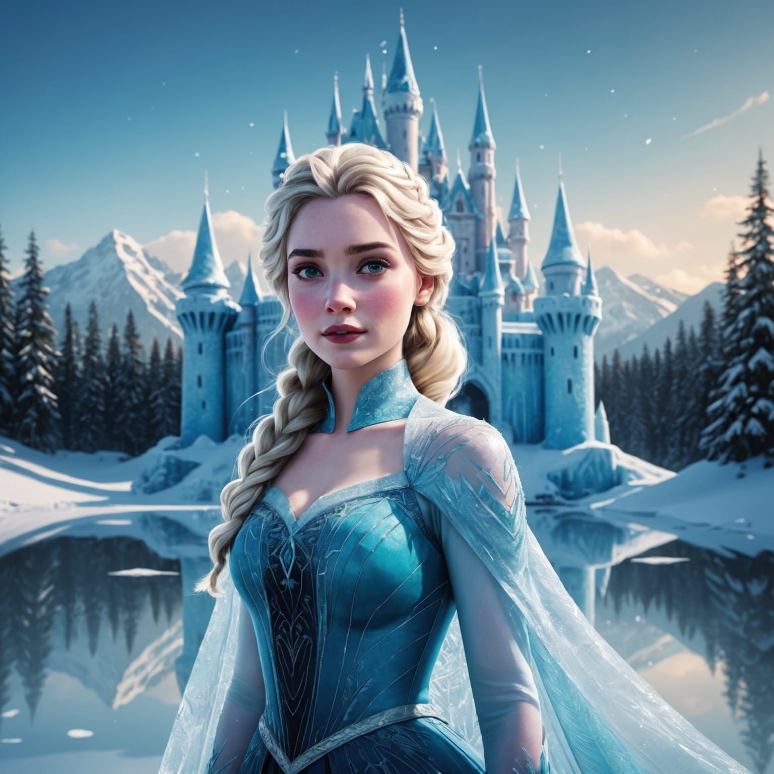 Elsa's Icy Double Exposure