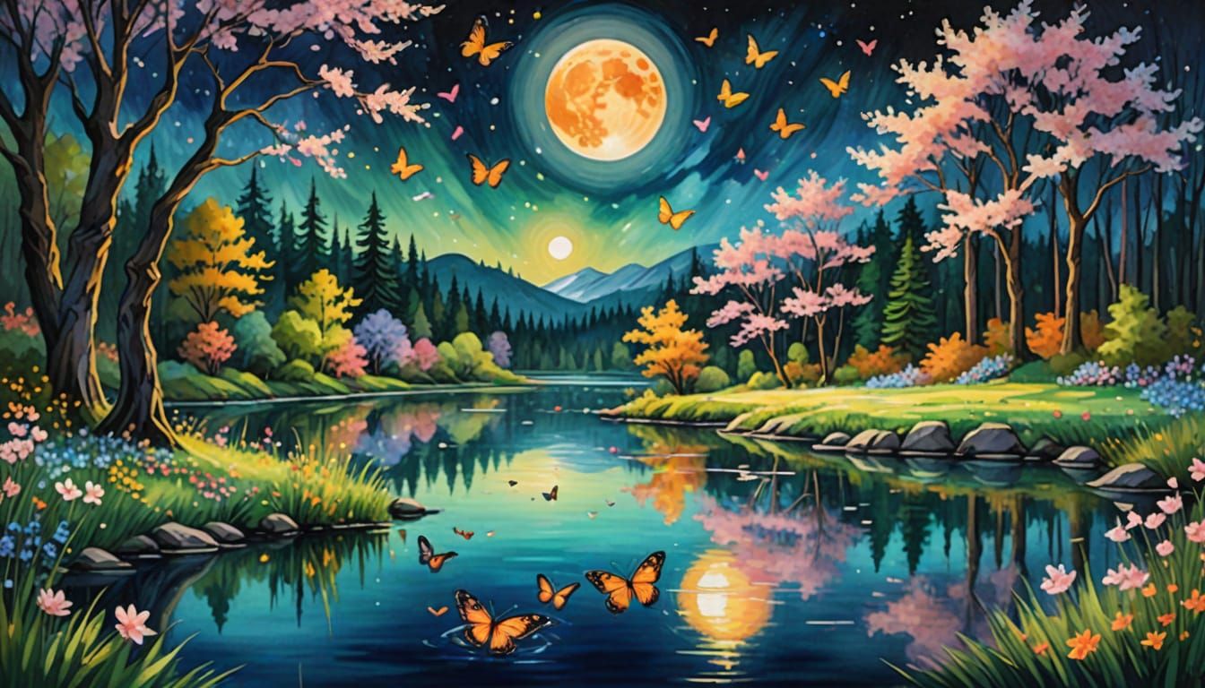 Moonlight Sonata on Spring Lake