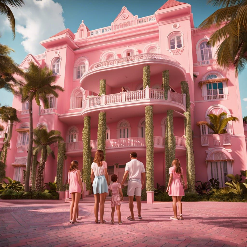 Family at Don CeSar Hotel: 3D Game Cinematic