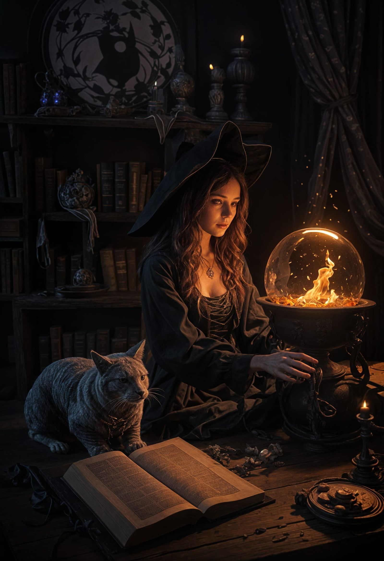 Mystical Witch's Hut Interior in Unreal Engine