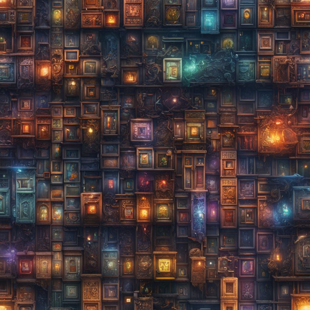 Fantastical Squares in Vibrant Colors