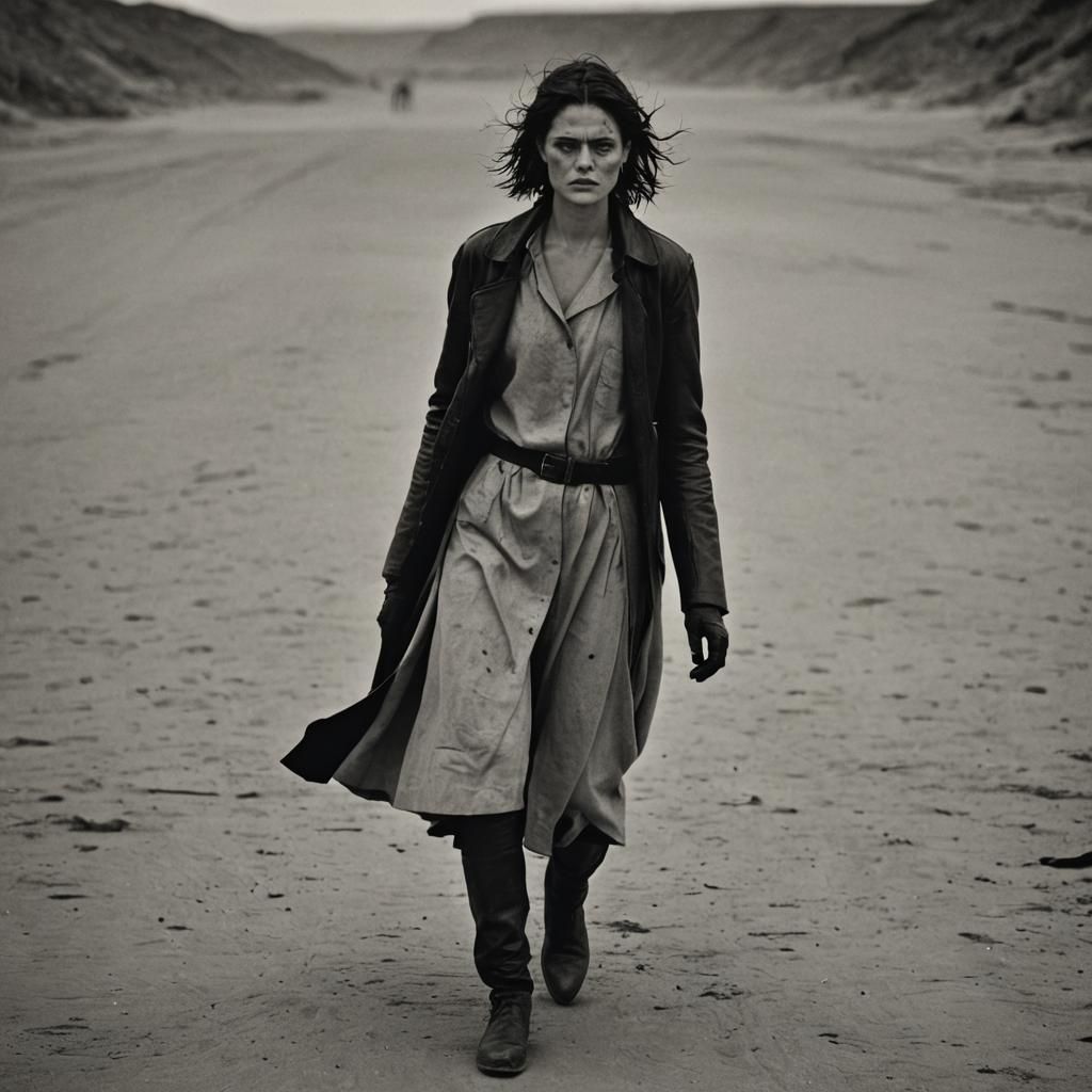 High Contrast Grimdark Portrait