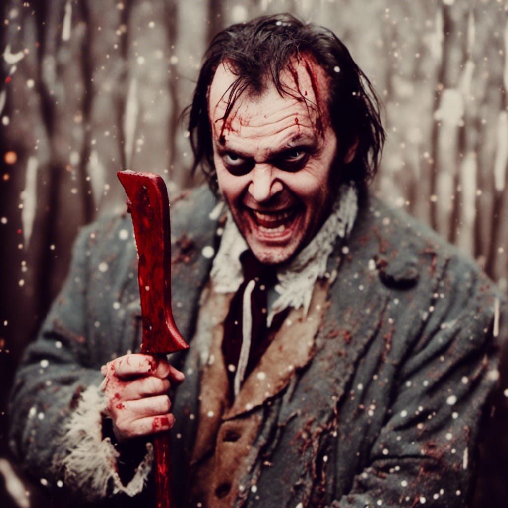 Jack Torrance's Frozen Madness with Axe