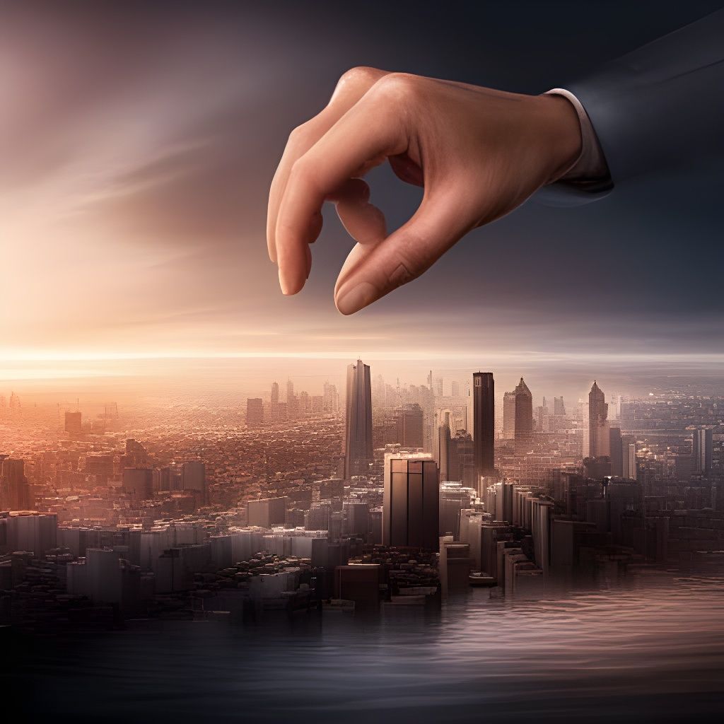 Detailed Hands in Digital Matte Painting Style