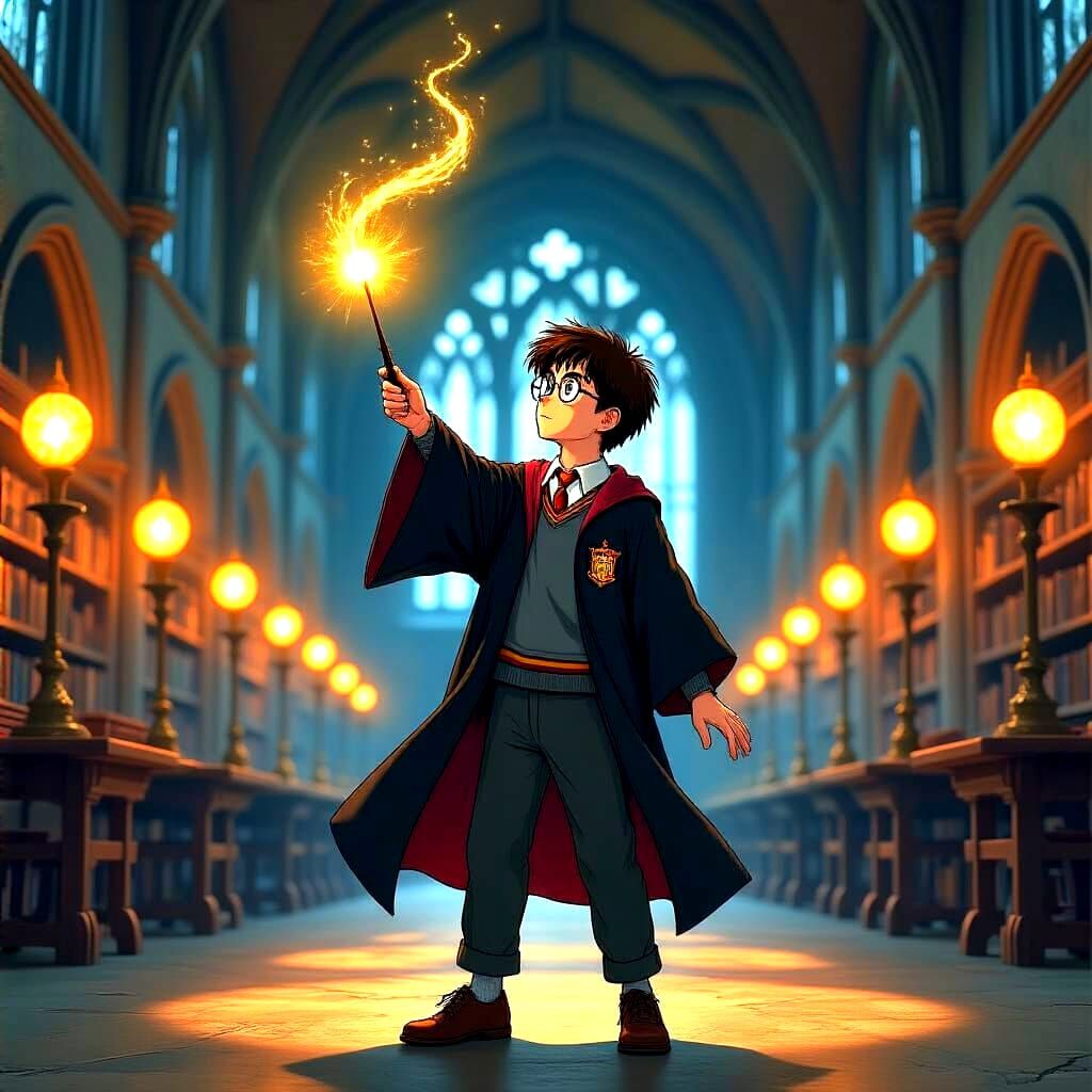 Golden Snitch Hunt in Harry Potter Style