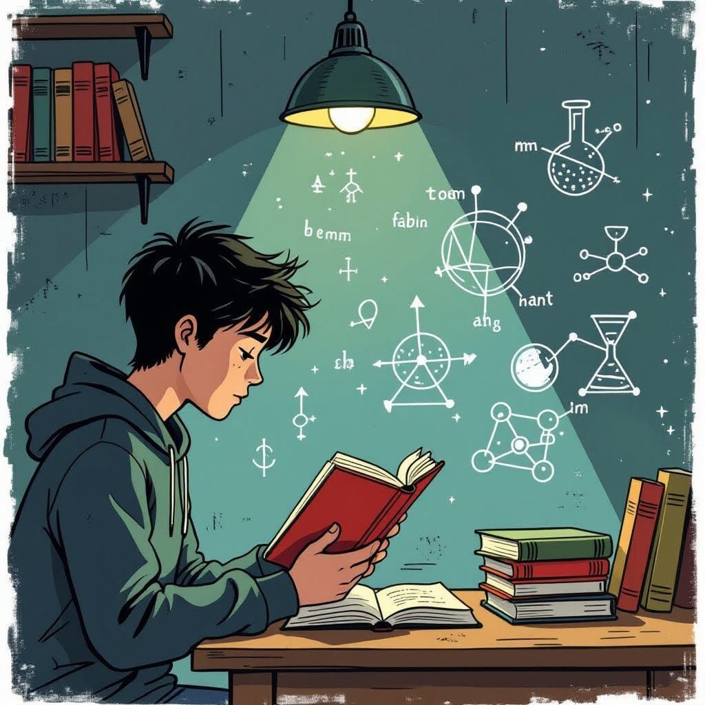 Reluctance Towards Unengaging Knowledge, Graphic Novel Style