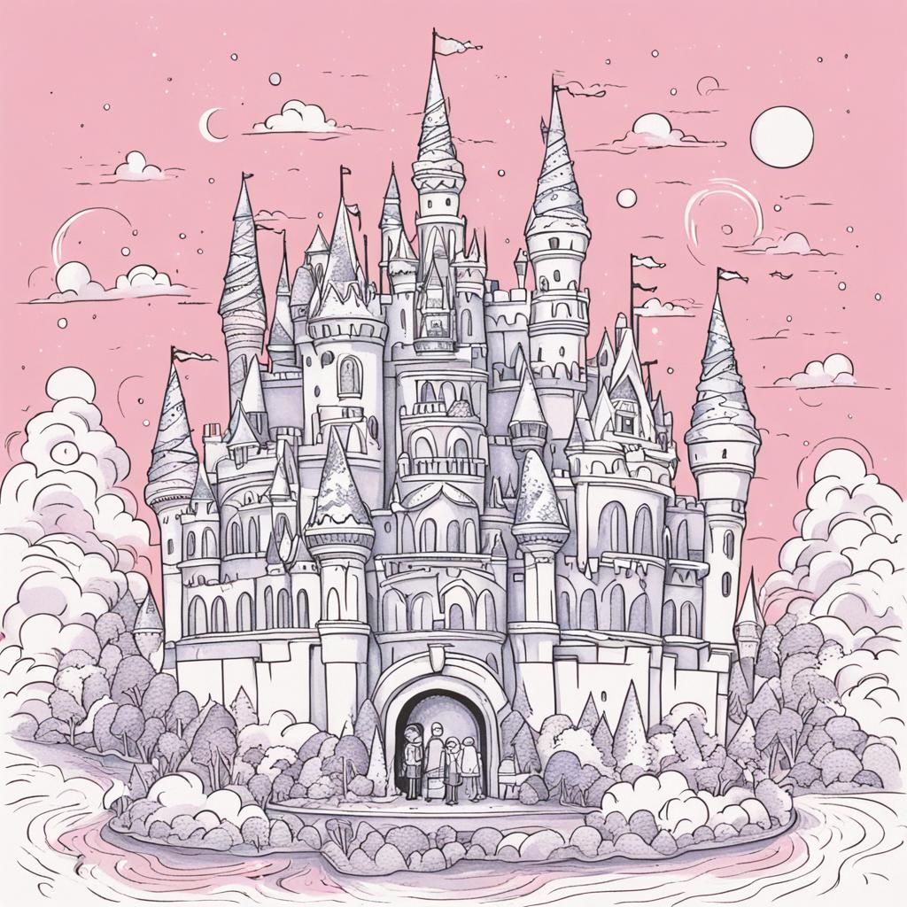 Ice Cream Castle: A Sweet AI Creation