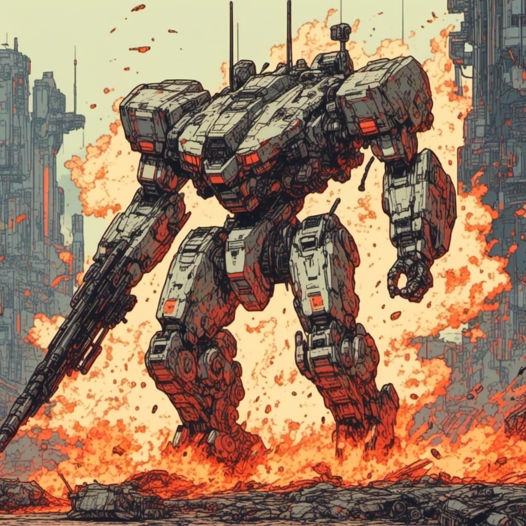 Metal Gear Mecha on Battlefield: Dynamic Action