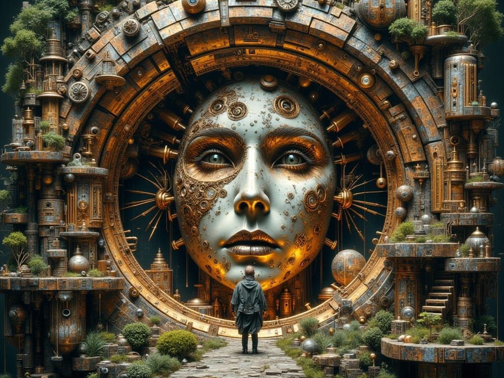 Ethereal Steampunk Cosmos