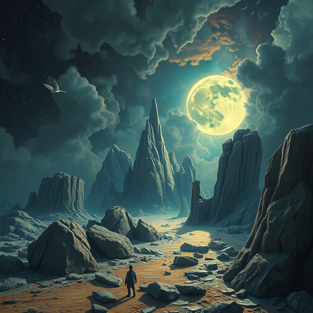 Surreal Time Spacescapes in Cosmic Digital Art