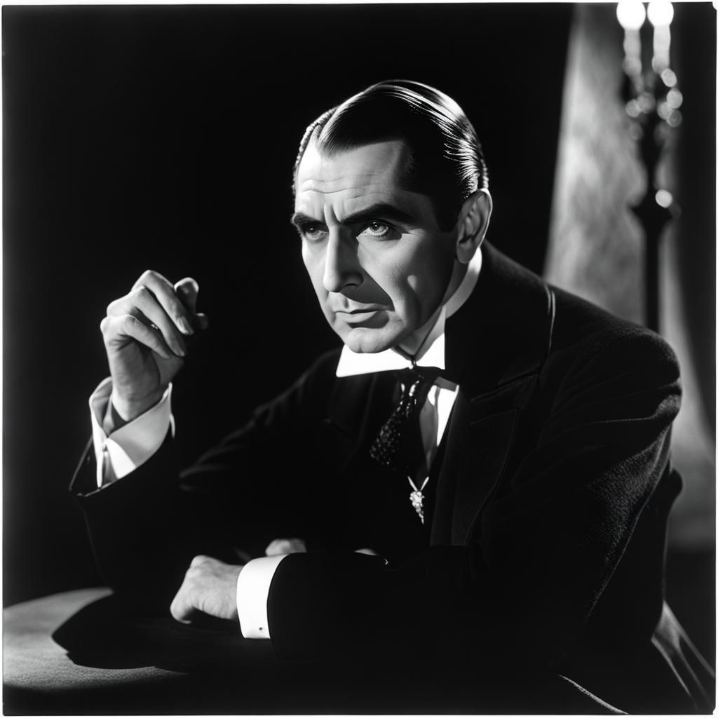 Bela Lugosi as Dracula: 1930s Film Portrait