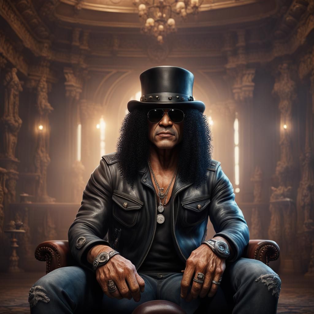 Detailed Portrait of a Slash-like Man in Unreal Engine 5