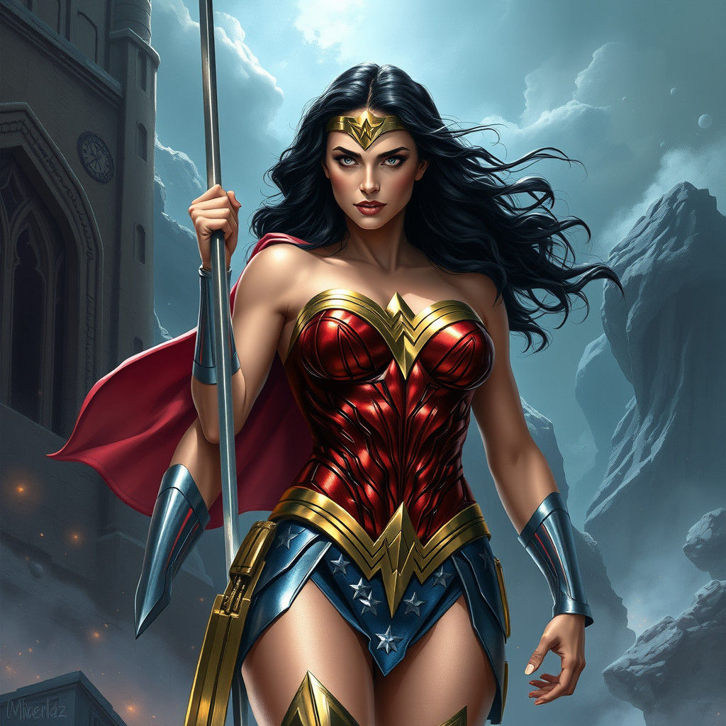 Wonder Woman: Epic Cinematic Comic Book Art