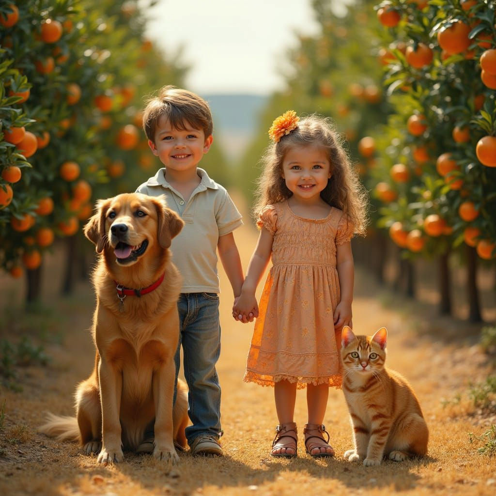 Timmy, Tabitha, Tobby, and Tangerine.....I