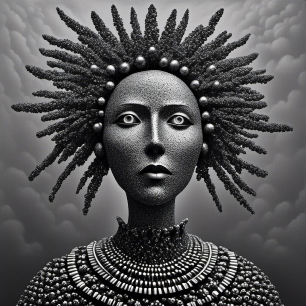 Surreal Portrait in Misha Gordin Style