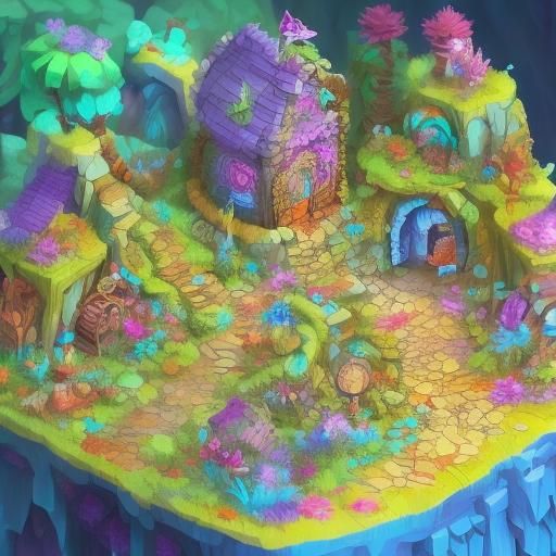 Fairies and Foxes Explore Fantasy Village