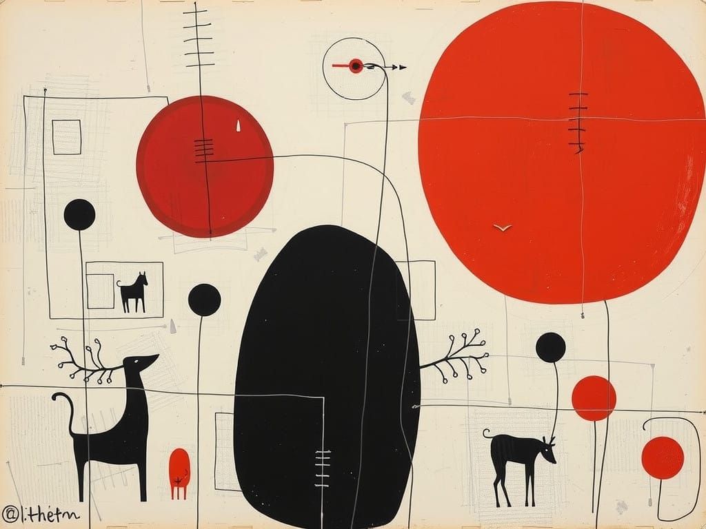 Vibrant Surrealist Masterpiece