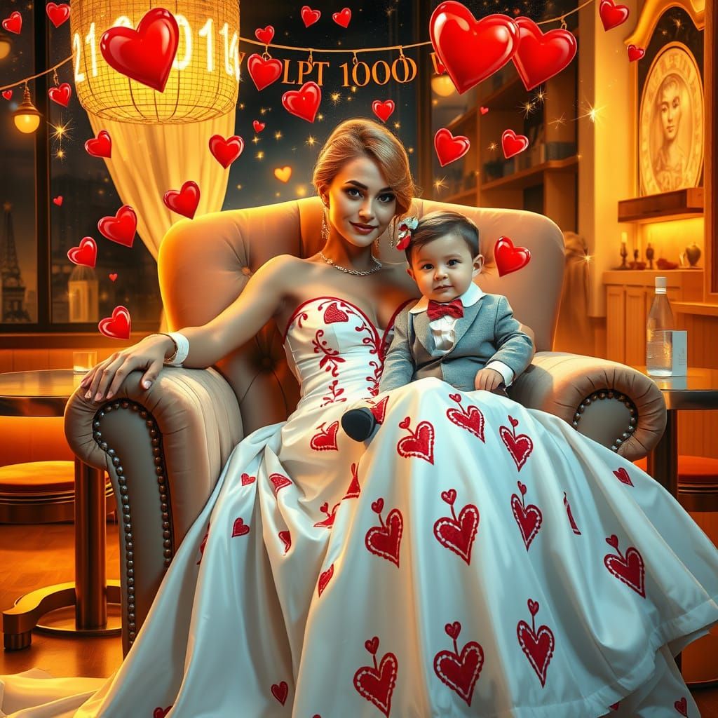 Stylish Mom and Baby Celebrate 1000 Followers in Dreamy Nigh...