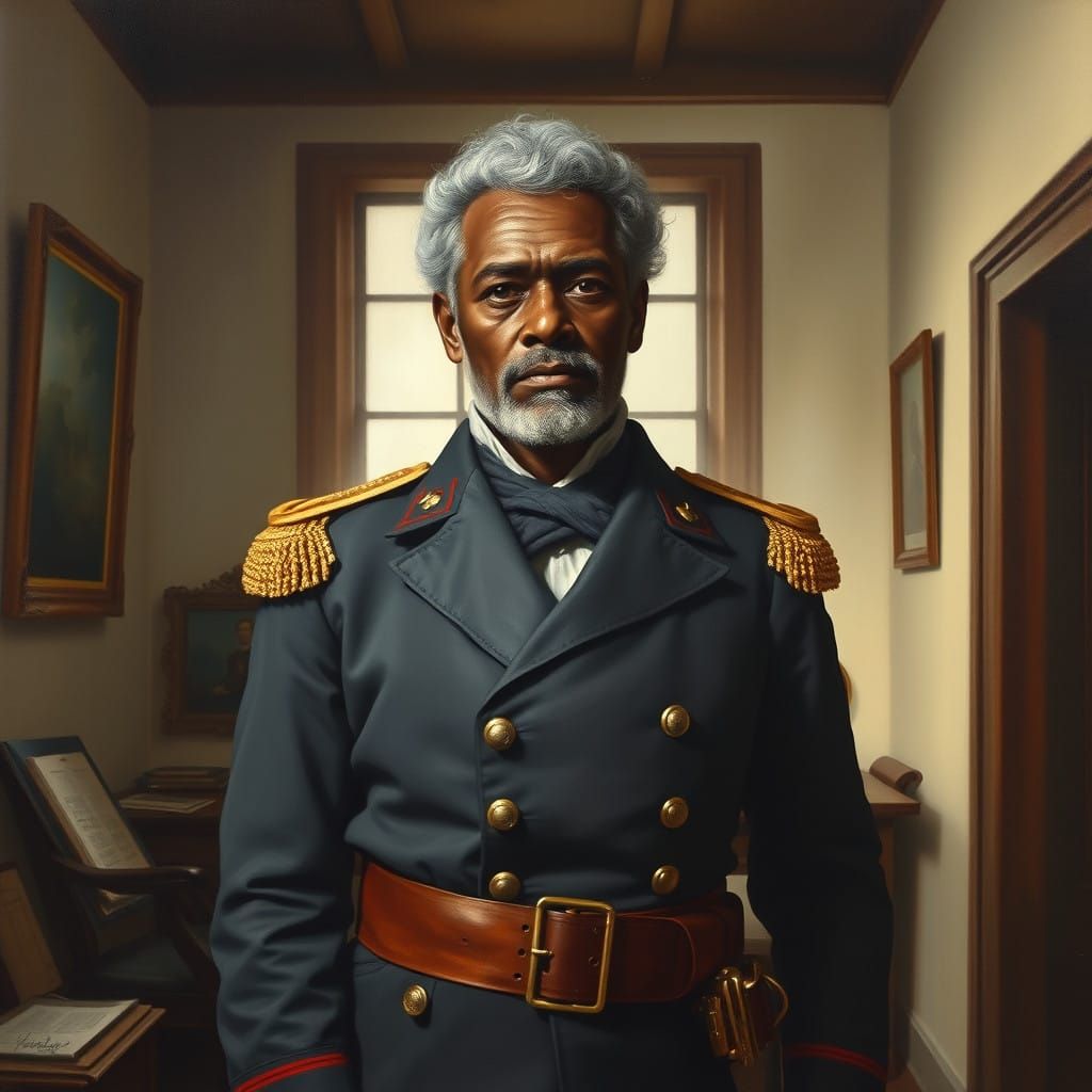 A 19th Century Haitian Revolutionary in Oil Paint