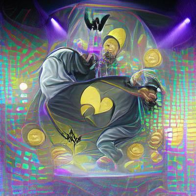 Holographic Wu-Tang Clan Inspired Digital Art