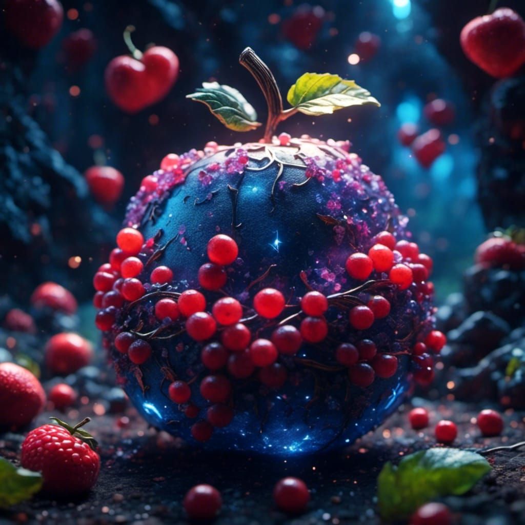 Forbidden Fruit in Trending 3D Style