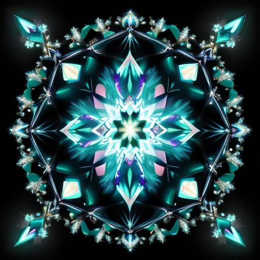 Snowglobe Christmas with Mystic Topaz and Diamonds