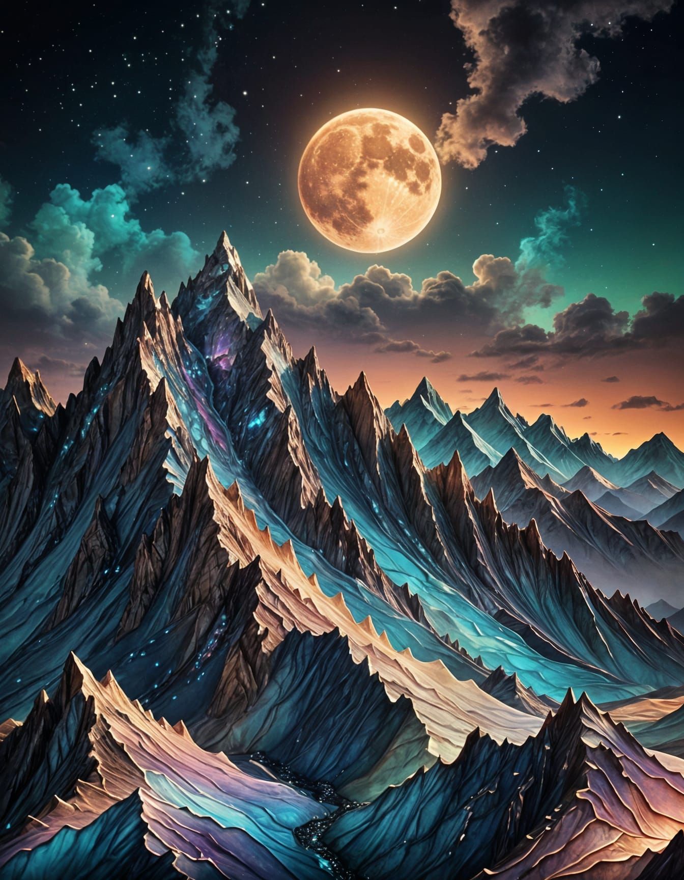 Brilliant Sharp Peaks