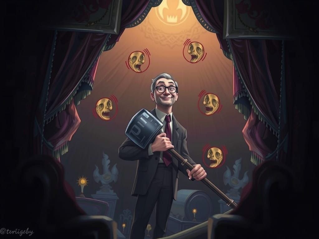 Eccentric Gentleman in Macabre Velvet Room