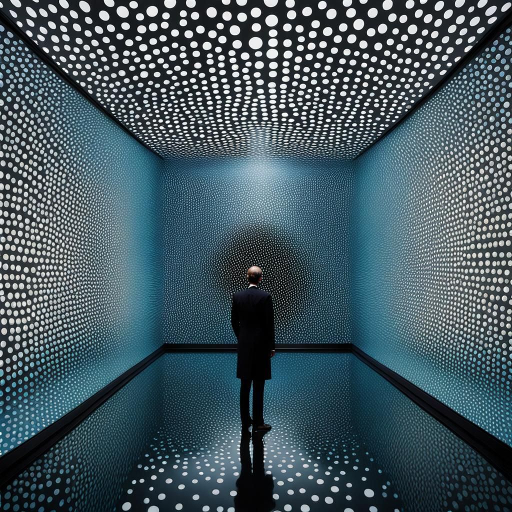Optical Illusion Infinity Mirror Art