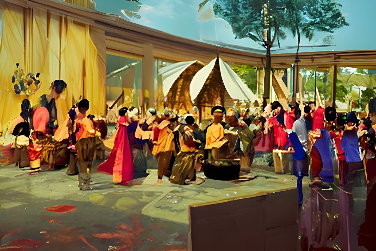 Malay Festival with Traditional Dance: Romanticism Style