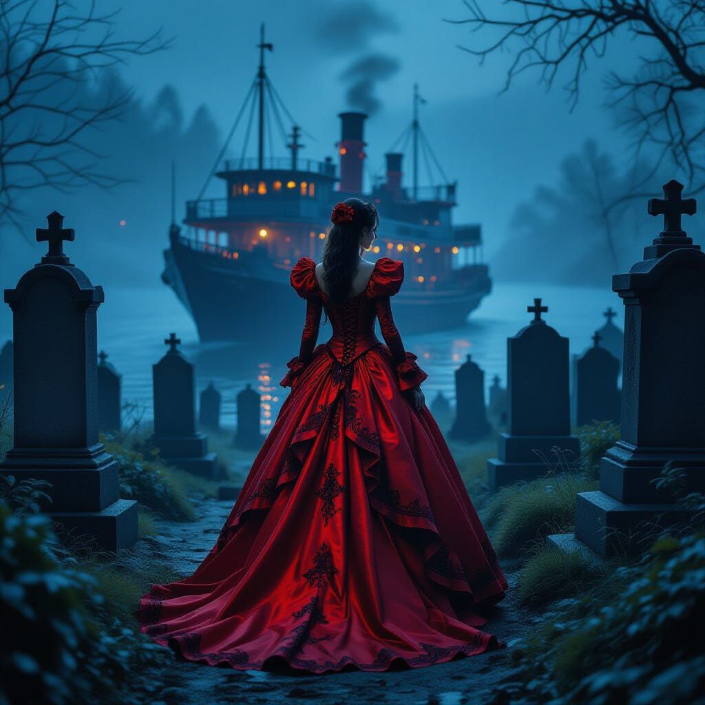 He’s stunning double exposure image featuring a beautiful em...