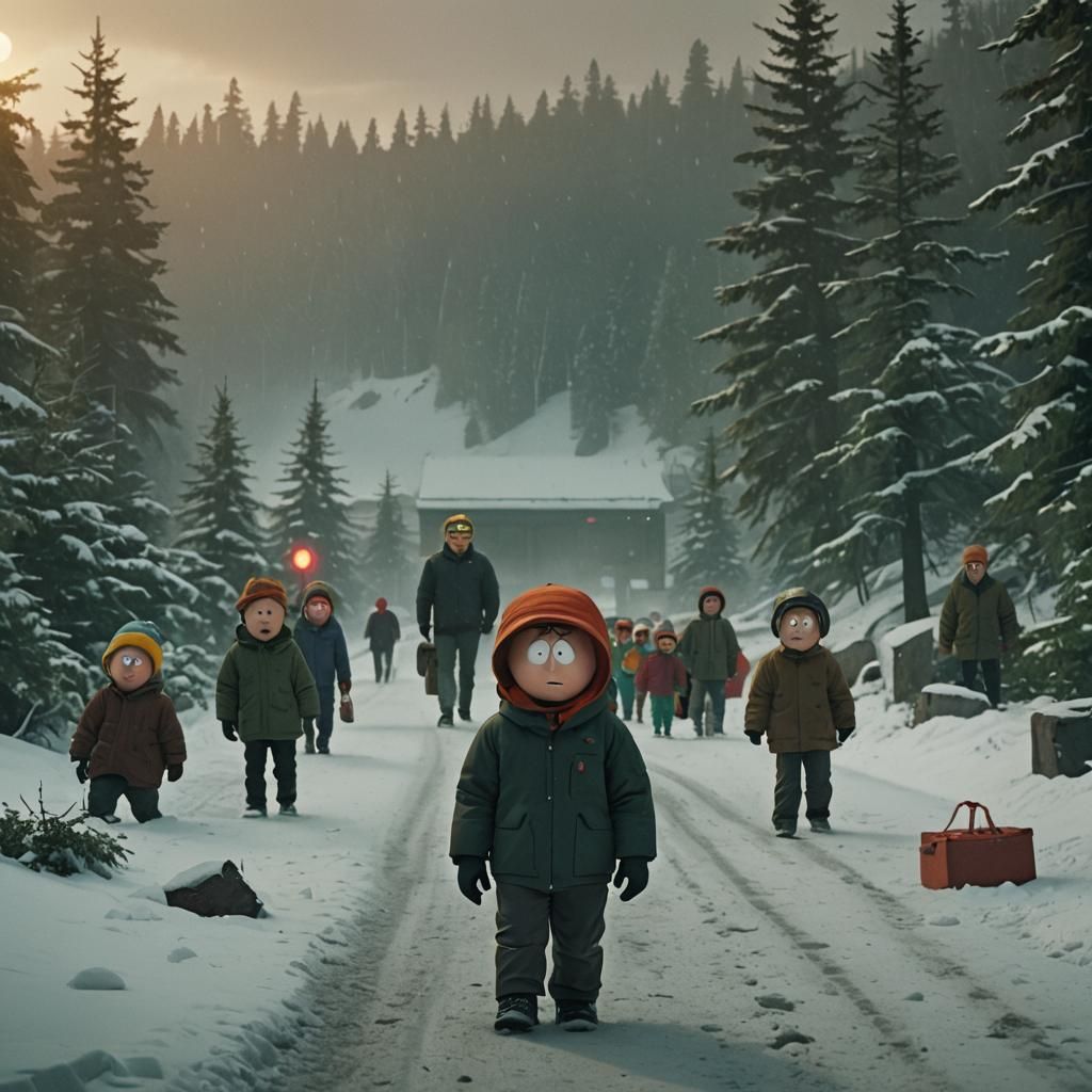 South Park: A Cinematic Film Still