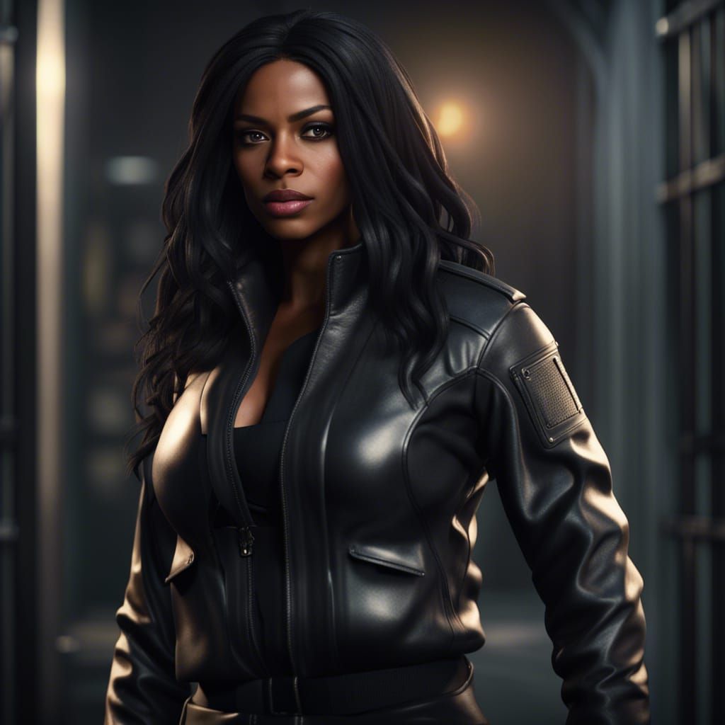 Black British Special Agent in Tactical Armor, 8K