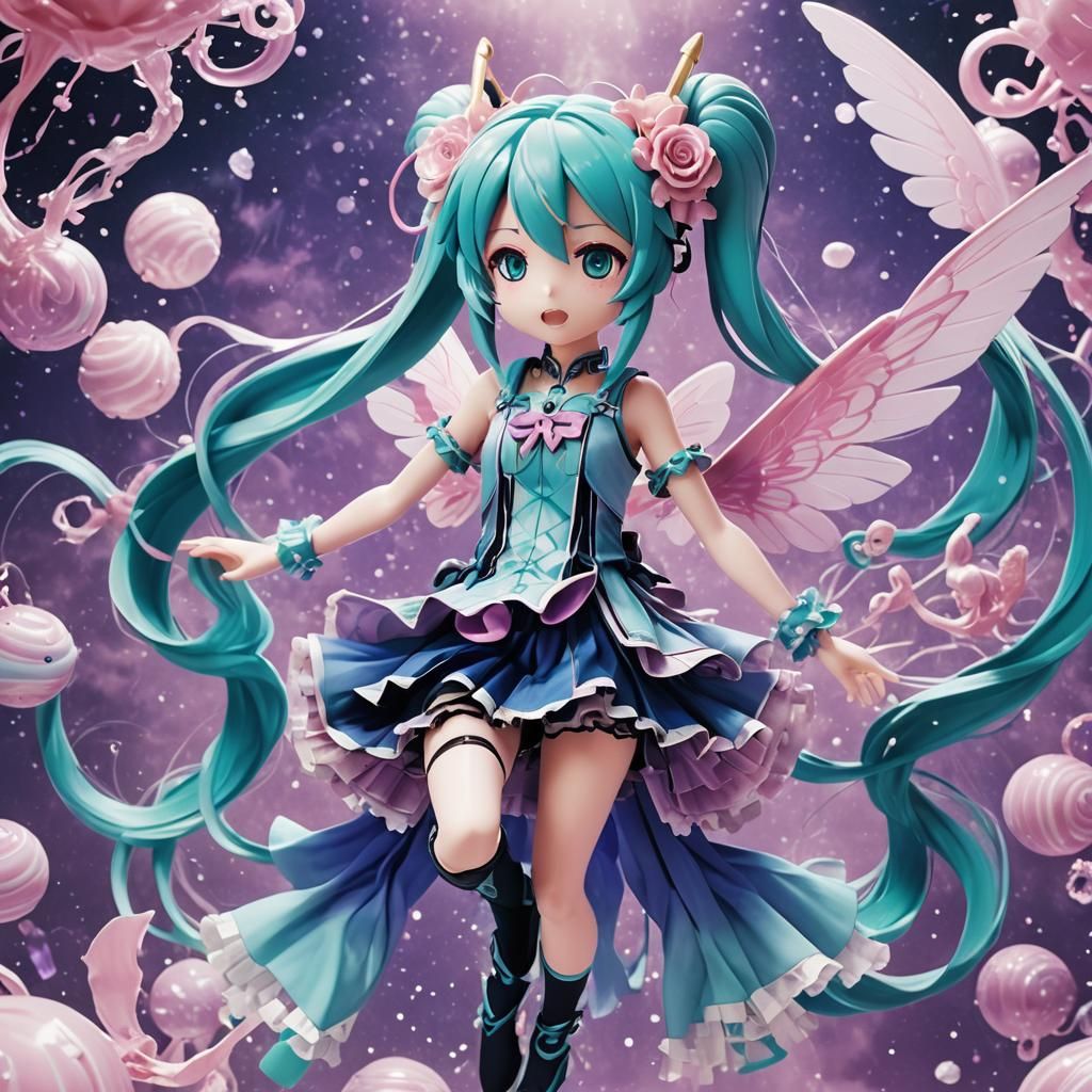 Porcelain Fairy Floats in Purple Mist: Manga Scan