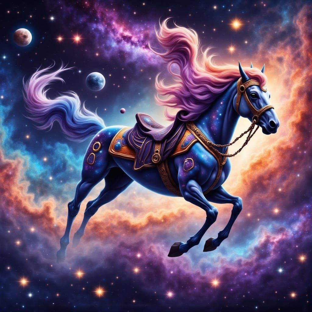 Galaxycore Gene Starwind in Soft Anime Style