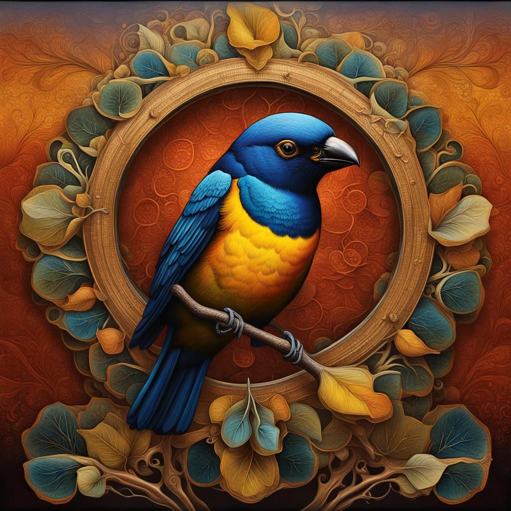 Victorian Music Box: Digital Illustration in Vivid Colors