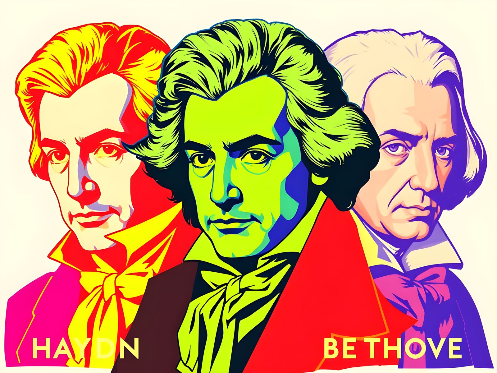 The Three Great Classical Composers: Haydn, Mozart and Beeth...