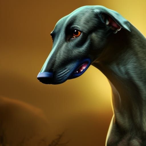 Greyhound dog