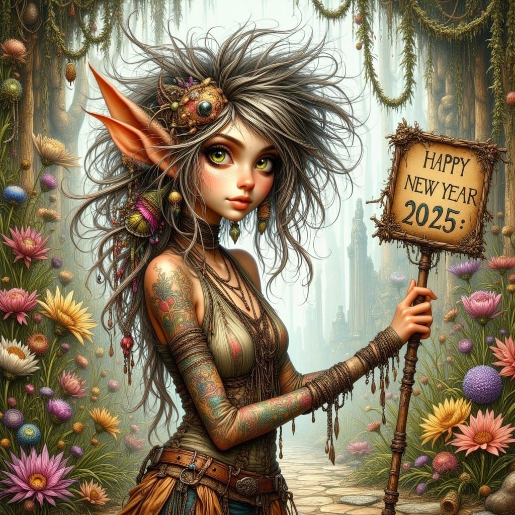 Fantastical Post-Apocalyptic Pixies in Vibrant Attire