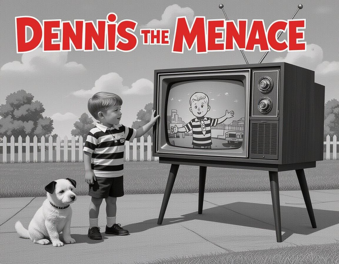 Ultrarealistic Scene from Dennis the Menace