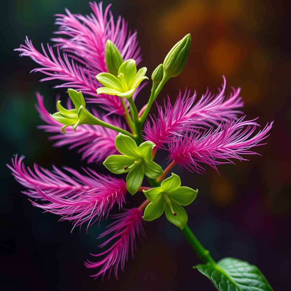 Exotic Bloom in Vibrant Splendor