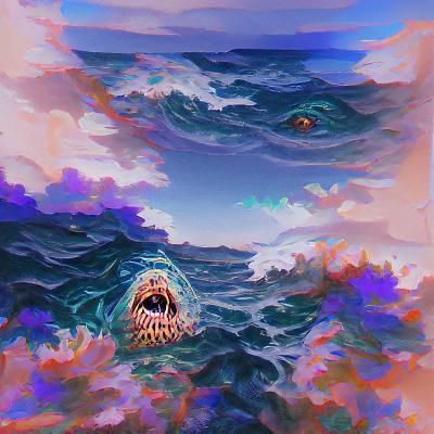 Thalassophobia: An AI Interpretation of Ocean Fear