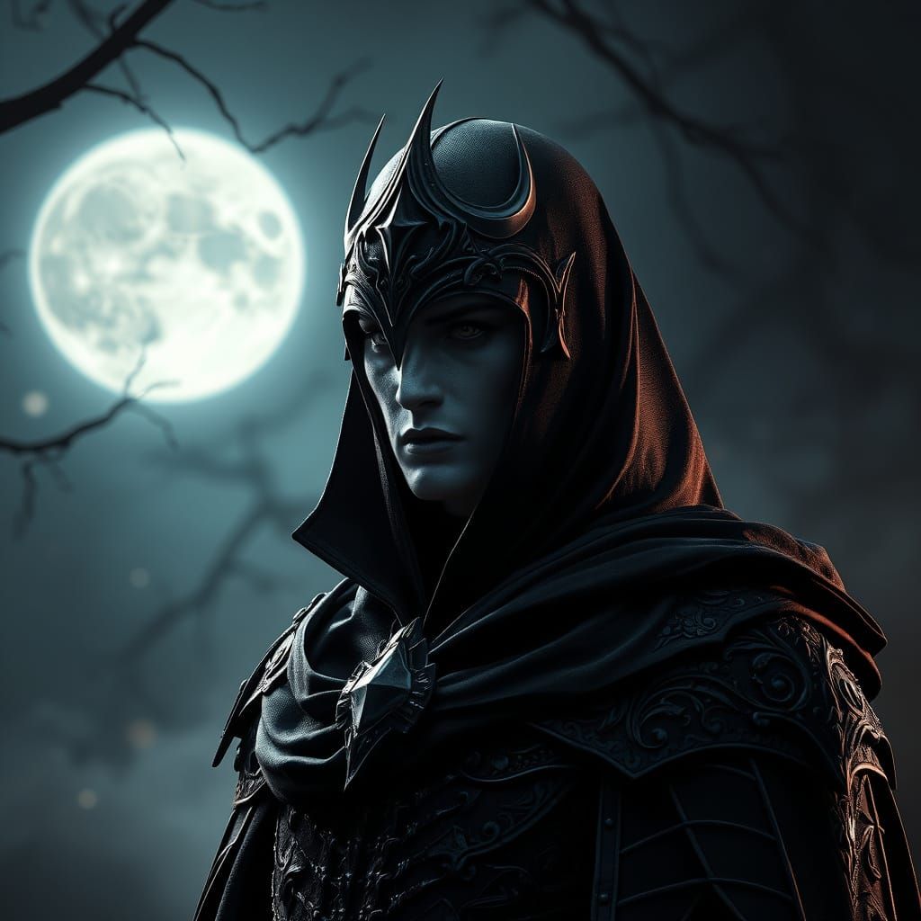 Vampire Knight Portrait in Art Nouveau Style