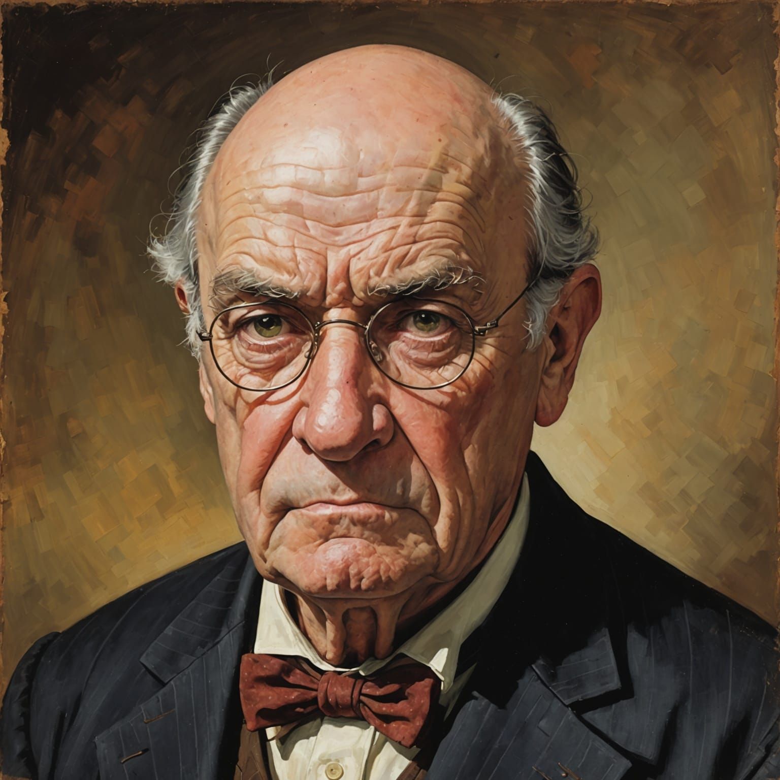 Grumpy Old Curmudgeon Portrait