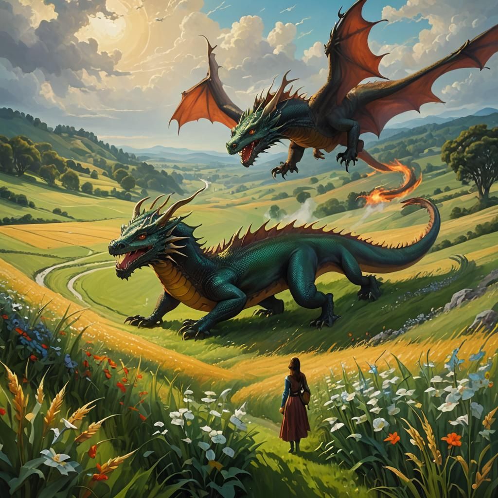 "Hello, dragons." "Hello to you too, human."