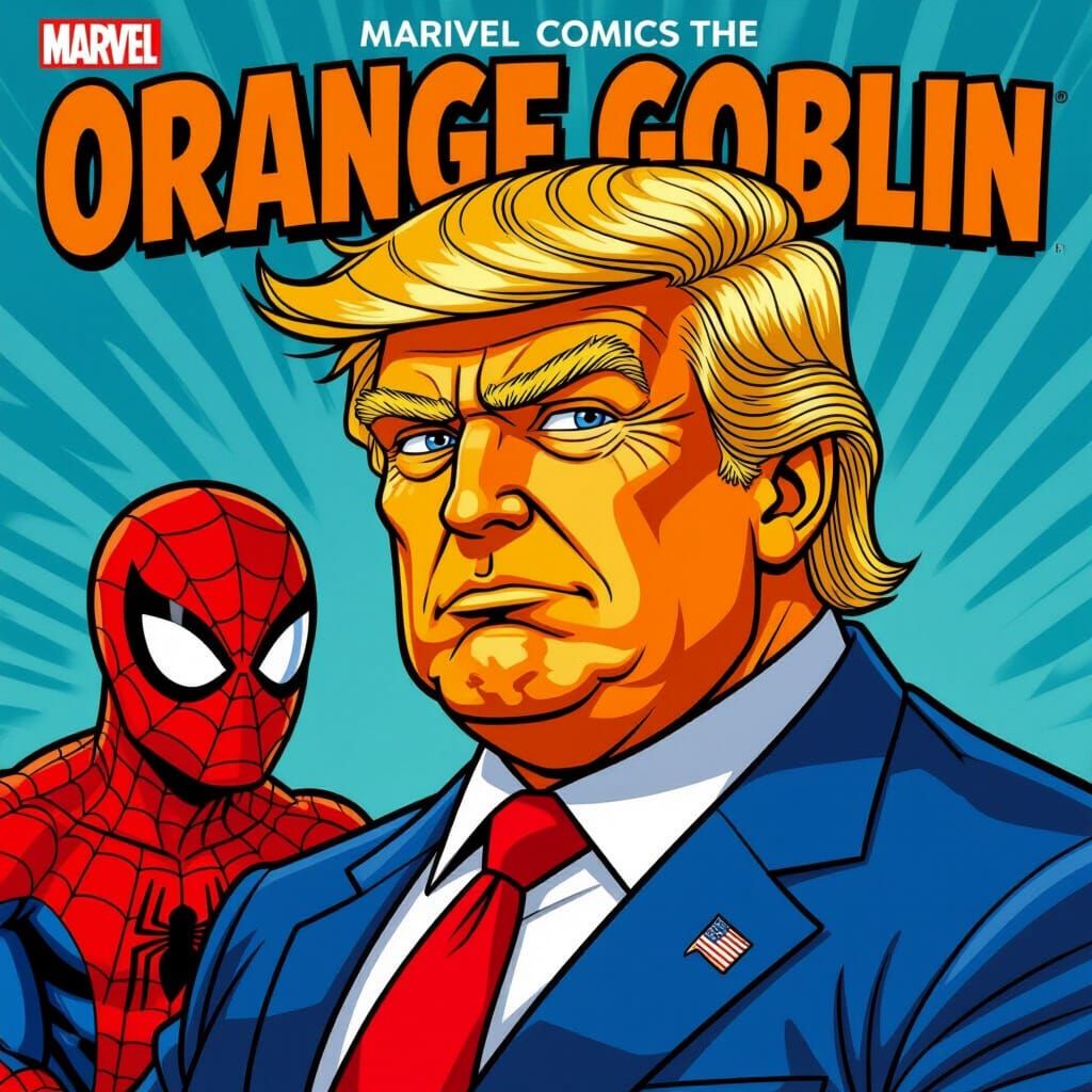 Orange Goblin Cartoon Comic Book