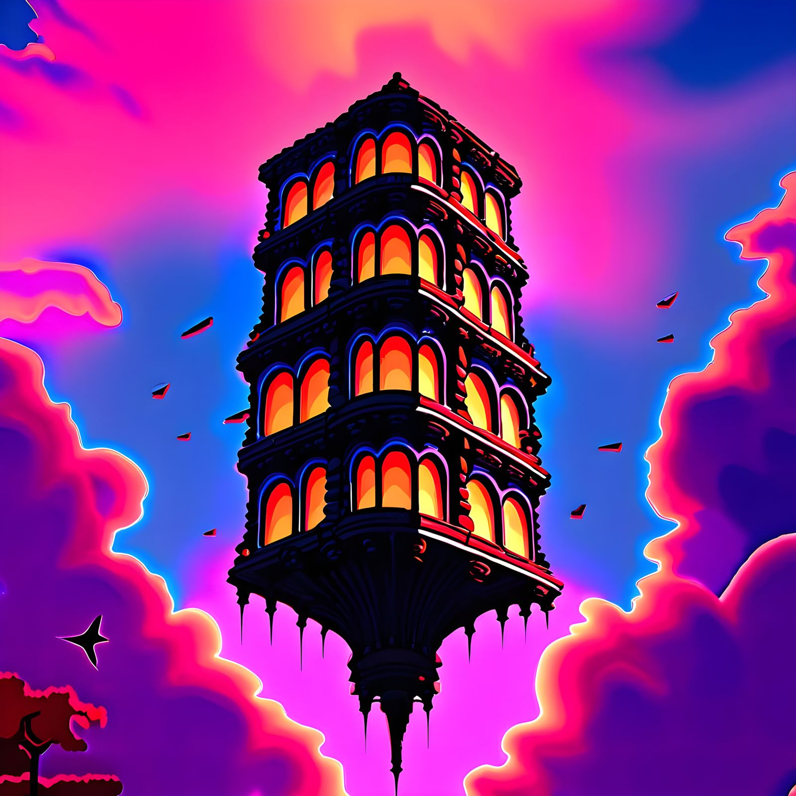 Ethereal Dreamscapes Illuminate in Vibrant Hues