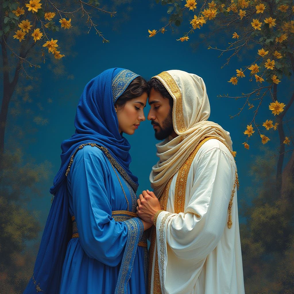 Ethereal Moroccan Lovers Emerge from Ancient Rabat Stones